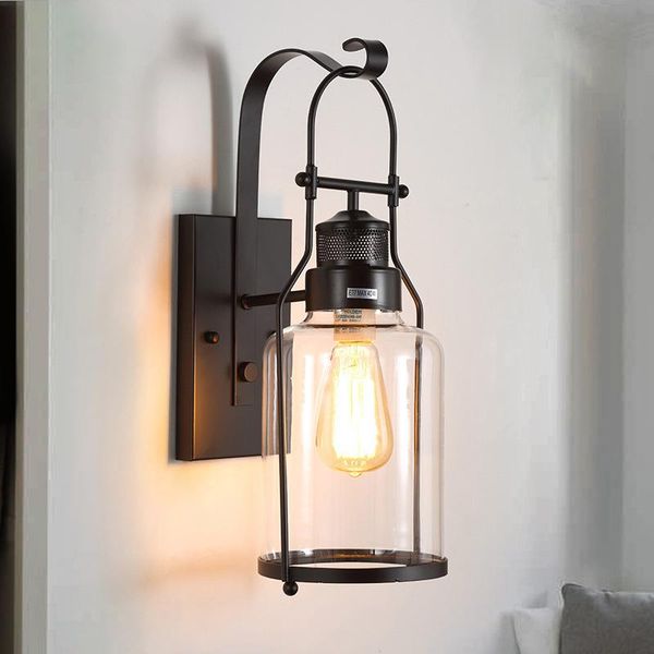 wall lamps artpad american rustic vintage glass lamp black iron e27 edison bulb led mounted light bedroom living room corridor
wall lamps artpad american rustic vintage glass lamp black iron e27 edison bulb led mounted light bedroom living room corridor