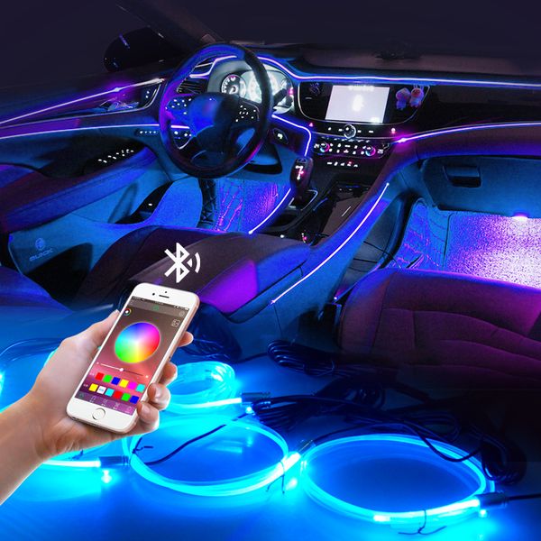 led car interior decorative ambient light backlight el neon strip rgb multiple modes app sound control auto atmosphere lamp 12v
led car interior decorative ambient light backlight el neon strip rgb multiple modes app sound control auto atmosphere lamp 12v