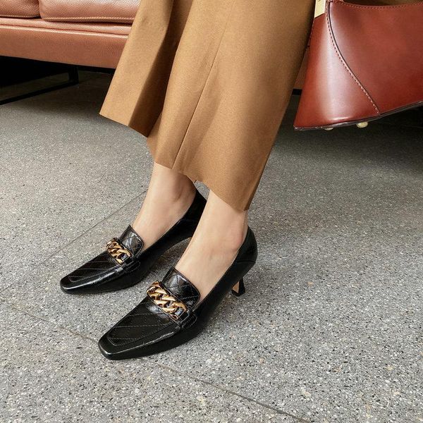 spring women's shoes high heels 6.5cm heel pointed toe cow leather office ladies stiletto pumps dress, Black
spring women's shoes high heels 6.5cm heel pointed toe cow leather office ladies stiletto pumps dress, Black