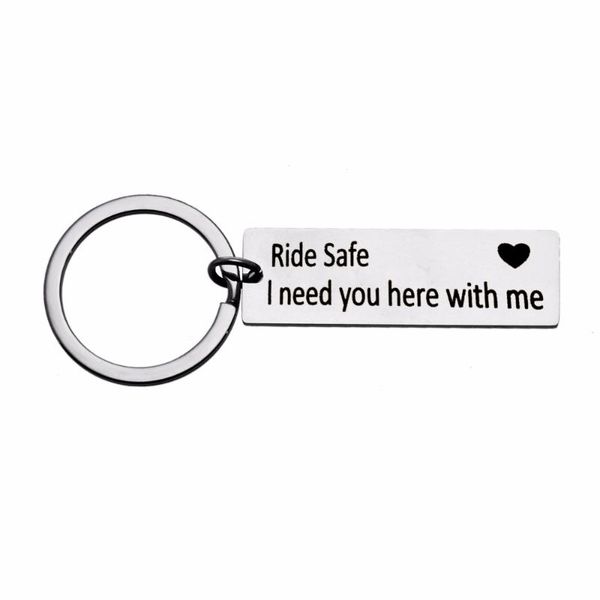 keychains 12pc/lot ride safe i need you here with me heart keychain for couples boyfriend girlfriend jewelry gifts stainless steel keyring, Silver
keychains 12pc/lot ride safe i need you here with me heart keychain for couples boyfriend girlfriend jewelry gifts stainless steel keyring, Silver