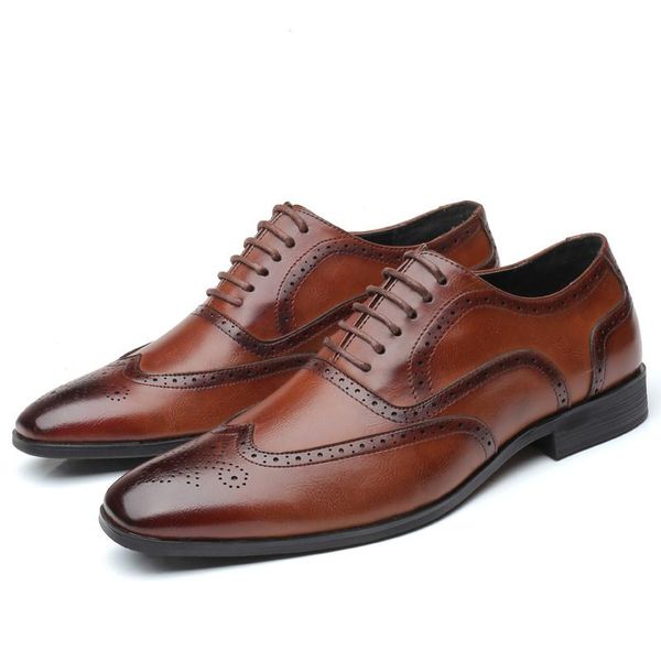 dress shoes 2021 men formal office social designer wedding luxury elegant male men's zh100071, Black
dress shoes 2021 men formal office social designer wedding luxury elegant male men's zh100071, Black