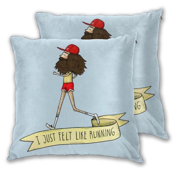 throw pillows case i just felt like running sofa decorative pillow cushions cover cushion/decorative 
throw pillows case i just felt like running sofa decorative pillow cushions cover cushion/decorative