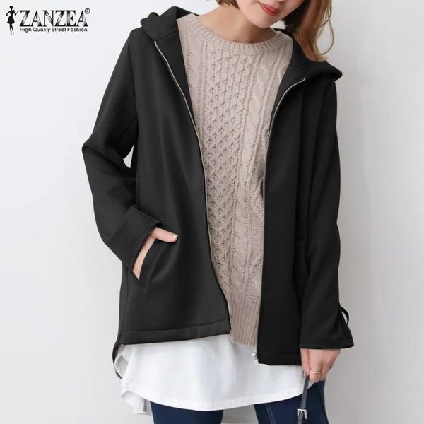 women's jackets casual oversized irregular outwear women autumn solid hooded cardigans fashion zipper up hoodies sweatshirt coats, Black;brown
women's jackets casual oversized irregular outwear women autumn solid hooded cardigans fashion zipper up hoodies sweatshirt coats, Black;brown