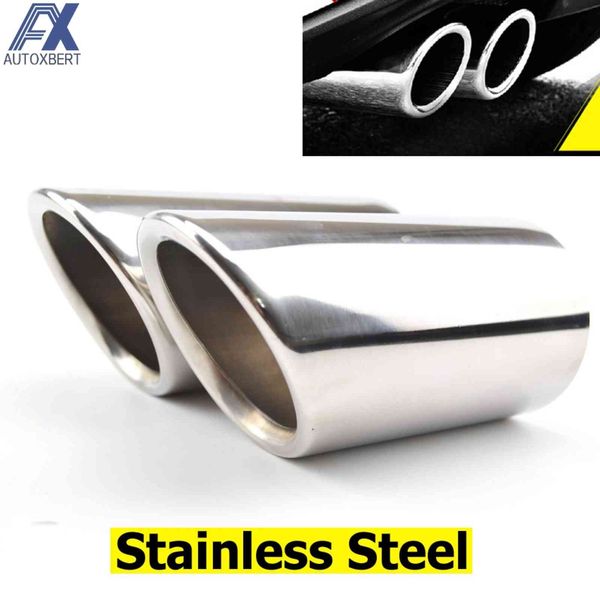 2pc exhaust muffler tip tailpipe covers for vw 6 golf 7 tiguan seat leon/ octavia estate superb car sticker
2pc exhaust muffler tip tailpipe covers for vw 6 golf 7 tiguan seat leon/ octavia estate superb car sticker