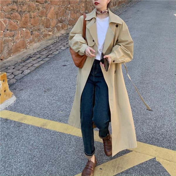 women's trench coats windbreaker thin coat 2021 korean version small man loose thin, versatile medium long, Tan;black
women's trench coats windbreaker thin coat 2021 korean version small man loose thin, versatile medium long, Tan;black