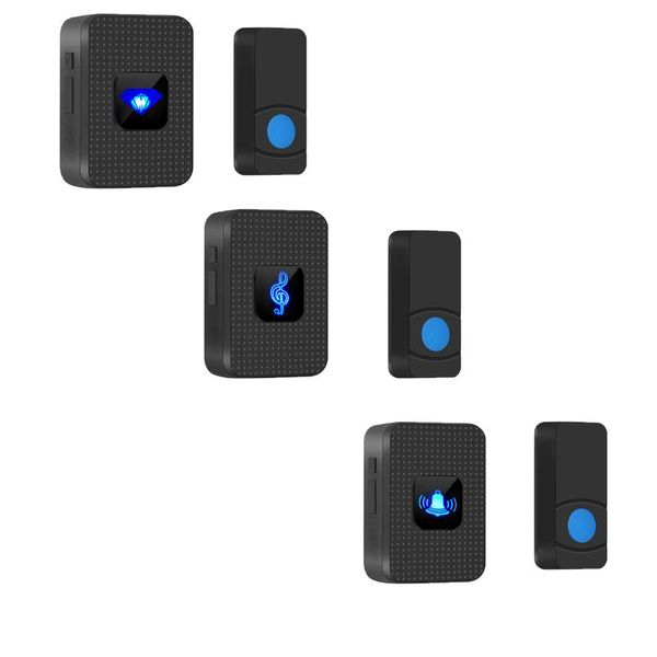 doorbells outdoor wireless doorbell smart home security indoor receiver w/ diamond/note/bells indicator button battery door bell kit n628
doorbells outdoor wireless doorbell smart home security indoor receiver w/ diamond/note/bells indicator button battery door bell kit n628