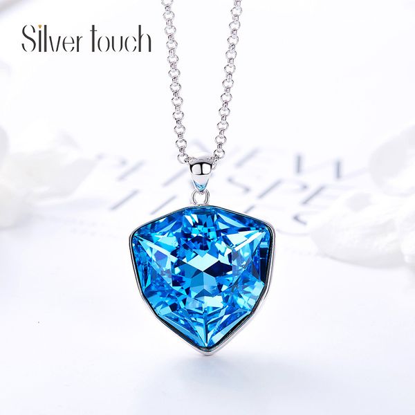 necklace high end fashion 925 sterling silver crystal feminine temperament versatile popular geometric clavicle chain
necklace high end fashion 925 sterling silver crystal feminine temperament versatile popular geometric clavicle chain