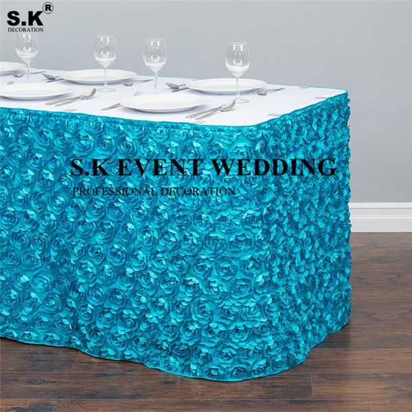 10ft 17ft satin rosette table skirt rectangle tablecloth skirting for wedding banquet event christmas decoration
10ft 17ft satin rosette table skirt rectangle tablecloth skirting for wedding banquet event christmas decoration