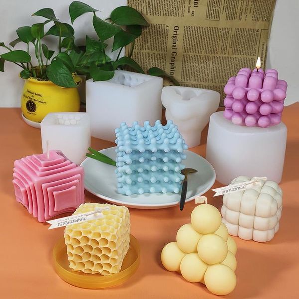 craft tools 3d bubble cube soy wax candle mold diy silicone plaster decoration candles mould aroma soap crafts
craft tools 3d bubble cube soy wax candle mold diy silicone plaster decoration candles mould aroma soap crafts