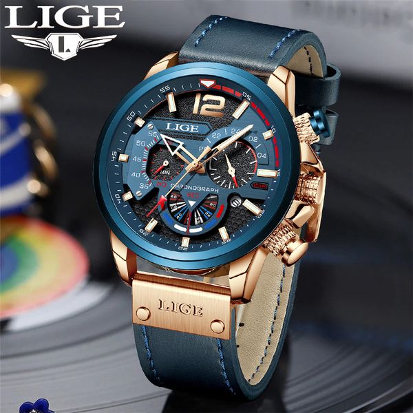 lige new mens watches brand luxury leather sport watch men fashion chronograph quartz man clock waterproof relogio masculino
lige new mens watches brand luxury leather sport watch men fashion chronograph quartz man clock waterproof relogio masculino