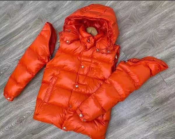 men hooded down jacket winter warm double zipper outwear sleeve can take off parkas size 12345, Black
men hooded down jacket winter warm double zipper outwear sleeve can take off parkas size 12345, Black