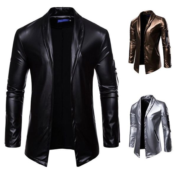 men's jackets men's elastic pu leather motorcycle jacket lapel large size fashion suit solid color personalized, Black;brown
men's jackets men's elastic pu leather motorcycle jacket lapel large size fashion suit solid color personalized, Black;brown