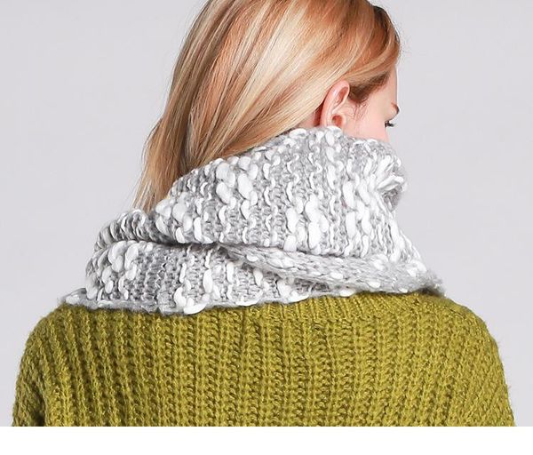 scarves handmade wool scarf women autumn and winter thickening warm knitted hedging, Blue;gray
scarves handmade wool scarf women autumn and winter thickening warm knitted hedging, Blue;gray