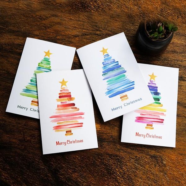 greeting cards 4pcs water color christmas card with envelop good quality white cardboard xmas postcard thank you party invit
greeting cards 4pcs water color christmas card with envelop good quality white cardboard xmas postcard thank you party invit