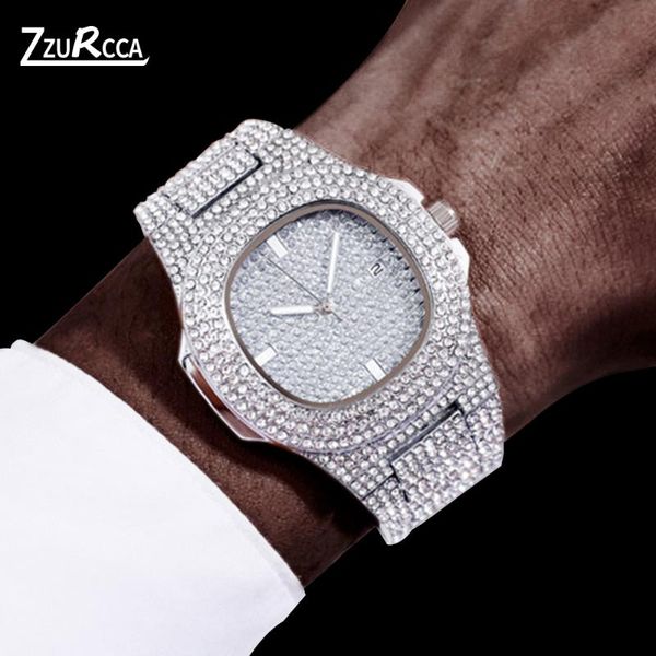 wristwatches hip hop luxury men quartz watches diamond micropave iced out watch for waterproof male clock relogio masculino de luxo, Slivery;brown
wristwatches hip hop luxury men quartz watches diamond micropave iced out watch for waterproof male clock relogio masculino de luxo, Slivery;brown