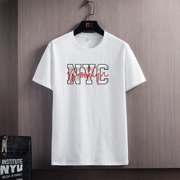 men's t shirts autumn and winter white hoodless loose large letters casual thin collarless cotton, White;black
men's t shirts autumn and winter white hoodless loose large letters casual thin collarless cotton, White;black
