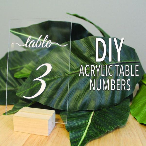 party decoration diy acrylic table number signs wedding template & instructions clear custom for
party decoration diy acrylic table number signs wedding template & instructions clear custom for