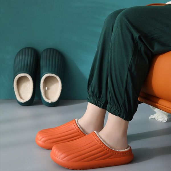 autumn winter women's eva outdoor slippers men plush warmth waterproof thick-soled non-slip shoes indoor home sandals 2021, Black
autumn winter women's eva outdoor slippers men plush warmth waterproof thick-soled non-slip shoes indoor home sandals 2021, Black