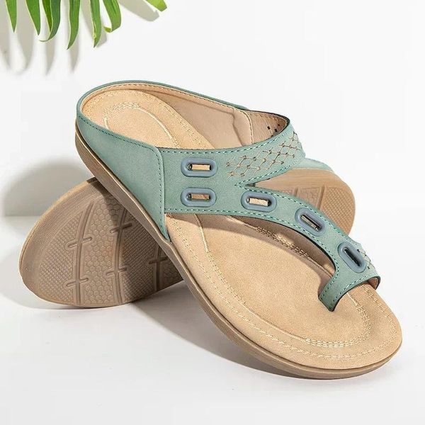 sandals flat pu leather casual slippers for women flip-flops ring open-toe slide cork footbed light non-slip-b5, Black
sandals flat pu leather casual slippers for women flip-flops ring open-toe slide cork footbed light non-slip-b5, Black