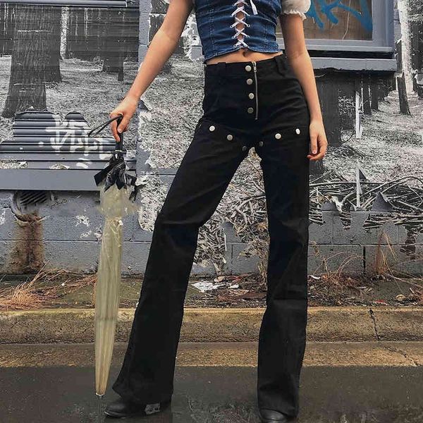 women's pants & capris women punk rocker flare gothic patchwork street high waist casual elegant trouser autumn spring biker ladies hh7, Black;white
women's pants & capris women punk rocker flare gothic patchwork street high waist casual elegant trouser autumn spring biker ladies hh7, Black;white