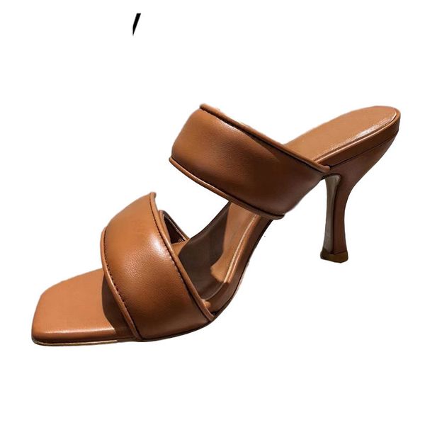 sandals high heels slippers summer women open toe genuine leather lazy mullers white black coffee sandalias ladies runway dress sh
sandals high heels slippers summer women open toe genuine leather lazy mullers white black coffee sandalias ladies runway dress sh