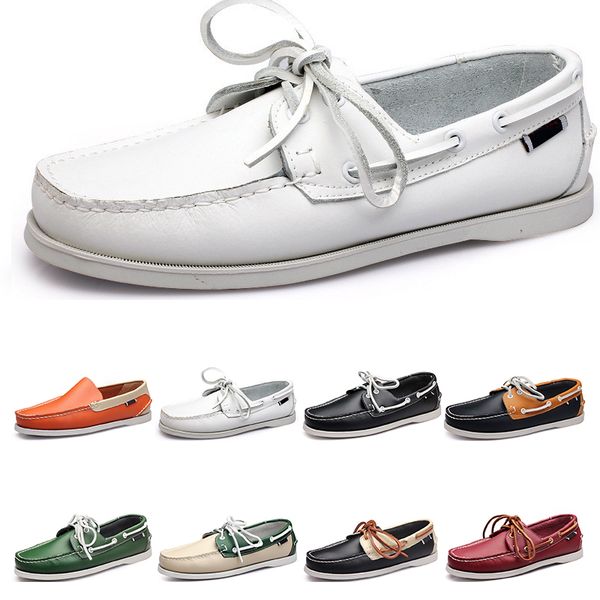 womens sneakers sailing shoe mens casual leather shoes black white green orange brown outdoor trainers size 38-45 two
womens sneakers sailing shoe mens casual leather shoes black white green orange brown outdoor trainers size 38-45 two
