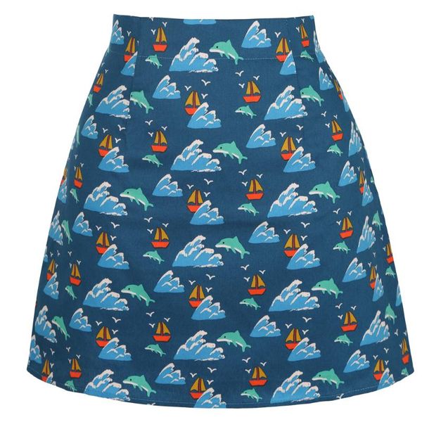 skirts pretty dolphin print summer beach skirt ss0008 cotton women micro casual punk steampunk mini rokken, Black
skirts pretty dolphin print summer beach skirt ss0008 cotton women micro casual punk steampunk mini rokken, Black