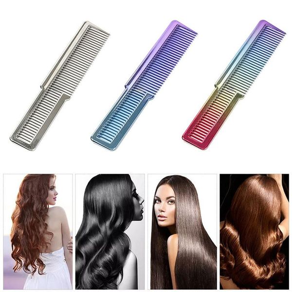 hair brushes salon comb electroplating rainbow clipper oil head styling hairdressing cutting tool, Silver
hair brushes salon comb electroplating rainbow clipper oil head styling hairdressing cutting tool, Silver