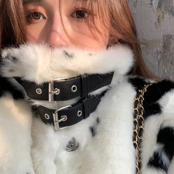 women's fur & faux 2021 winter coat women thick warm turn-down collar white plus size jacket print kawaii clothes, Black
women's fur & faux 2021 winter coat women thick warm turn-down collar white plus size jacket print kawaii clothes, Black