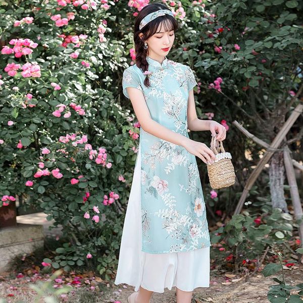 ethnic clothing chinese traditional long dress gown slim blue qipao print flower vestidos elegant lady cheongsam plus size 3xl 4xl 5xl, Red
ethnic clothing chinese traditional long dress gown slim blue qipao print flower vestidos elegant lady cheongsam plus size 3xl 4xl 5xl, Red