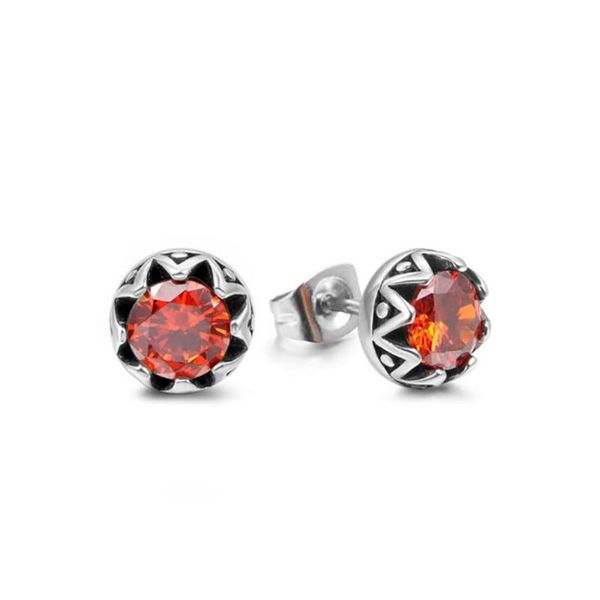 stainless steel vintage punk rock black red crystal stud earrings women ladies zircon stone simple fashion gift, Golden;silver
stainless steel vintage punk rock black red crystal stud earrings women ladies zircon stone simple fashion gift, Golden;silver