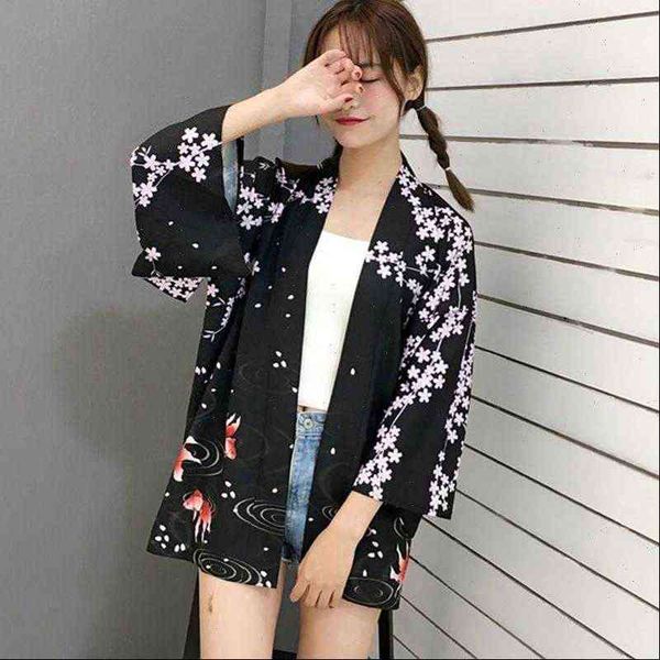 harajuku cartoon print kimono womens shirts summer cardigan causal loose outerwear, White
harajuku cartoon print kimono womens shirts summer cardigan causal loose outerwear, White