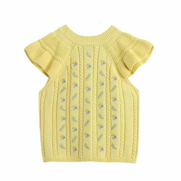 women's sweaters summer women yellow sweater o-neck flower embroidery butterfly sleeve casual pullover female woman clothes cy1a, White;black
women's sweaters summer women yellow sweater o-neck flower embroidery butterfly sleeve casual pullover female woman clothes cy1a, White;black