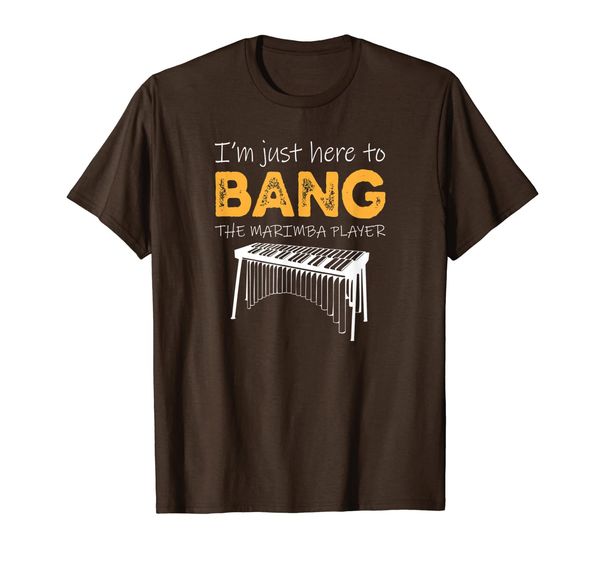 i'm just here to bang the marimba player t-shirt, White;black
i'm just here to bang the marimba player t-shirt, White;black