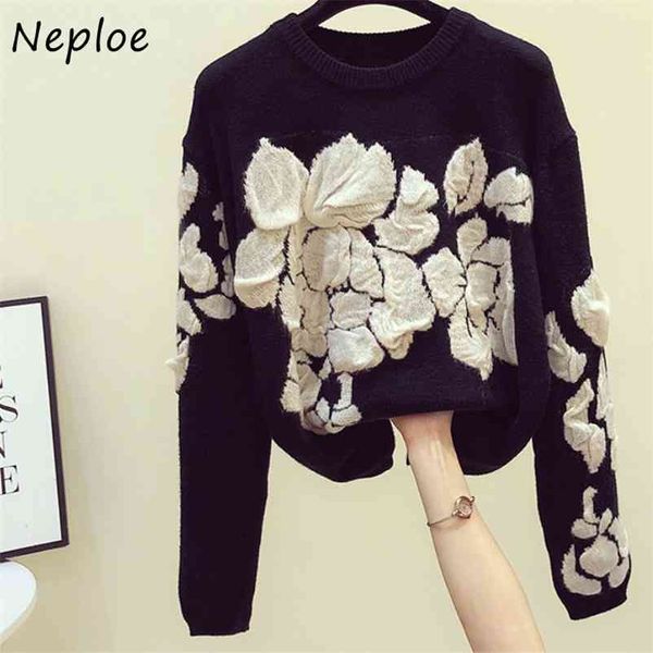 o-neck chic embroidery flower women pullovers autumn winter knitted sweaters fashion vintage loose coat 1h655 210422, White;black
o-neck chic embroidery flower women pullovers autumn winter knitted sweaters fashion vintage loose coat 1h655 210422, White;black