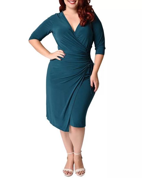 summer party dress for fat female plus size vintage 4xl 5xl women green deep v neck draped tight slim midi casual dresses, Black;gray
summer party dress for fat female plus size vintage 4xl 5xl women green deep v neck draped tight slim midi casual dresses, Black;gray