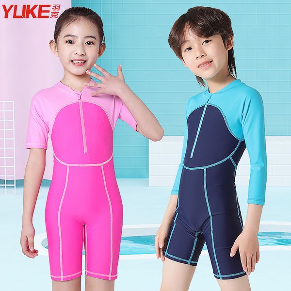 children' swimsuit girl' one-piece sunscreen quick drying boy' new swimming equipment, Red;black
children' swimsuit girl' one-piece sunscreen quick drying boy' new swimming equipment, Red;black