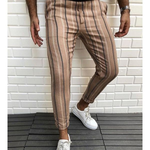men's pants spring and autumn selling fashion tapered stripe print slim casual slooking at my dick sweatpants, Black
men's pants spring and autumn selling fashion tapered stripe print slim casual slooking at my dick sweatpants, Black