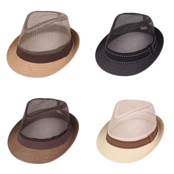 wide brim hats men breathable net hat middle-aged and elderly cap jazz summer cool beach shade fashion bowler, Blue;gray
wide brim hats men breathable net hat middle-aged and elderly cap jazz summer cool beach shade fashion bowler, Blue;gray