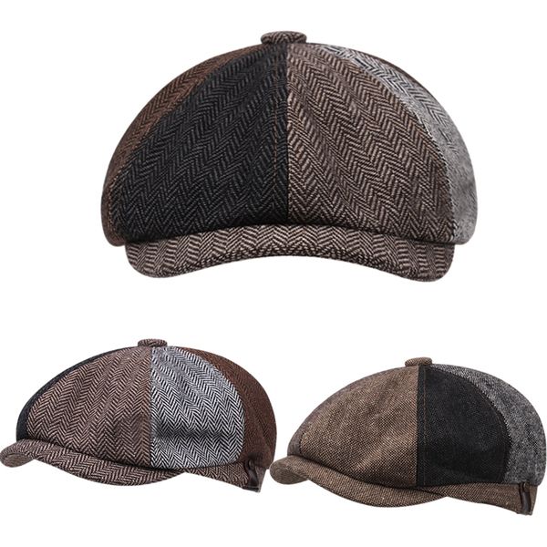 retro berets newsboy caps men fashion herringbone stitching flat cap autumn winter men woman vintage painter octagonal hats, Blue;gray
retro berets newsboy caps men fashion herringbone stitching flat cap autumn winter men woman vintage painter octagonal hats, Blue;gray