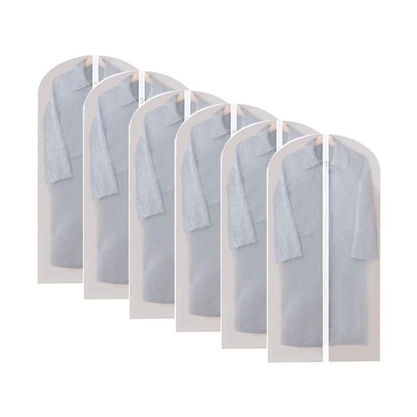 pcs full zipper translucent clothes cover protector dustproof hanging clothing storage boxes & bins
pcs full zipper translucent clothes cover protector dustproof hanging clothing storage boxes & bins