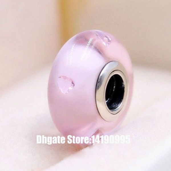 2pcs s925 sterling silver screw pink hearts effervescence murano glass beads fit pandora style charm jewelry bracelets & necklaces, Crystal
2pcs s925 sterling silver screw pink hearts effervescence murano glass beads fit pandora style charm jewelry bracelets & necklaces, Crystal