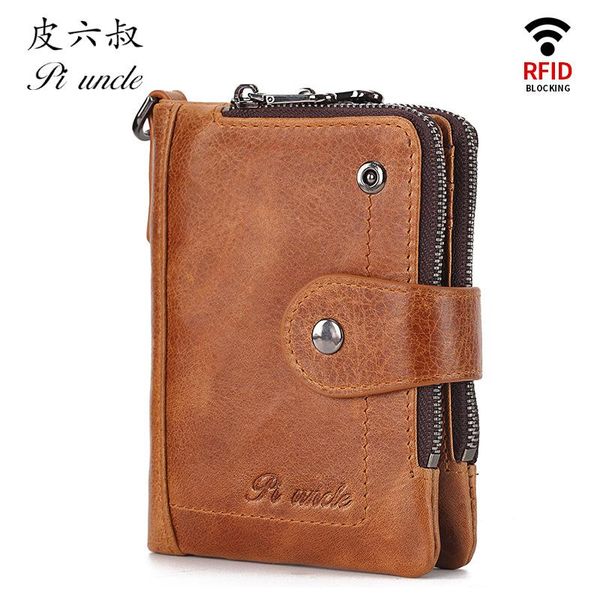 wallets pi uncle brand genuine leather casual anti-theft pocket wallet men hasp zipper coin bag cardholder card case men's dollar purse, Red;black
wallets pi uncle brand genuine leather casual anti-theft pocket wallet men hasp zipper coin bag cardholder card case men's dollar purse, Red;black