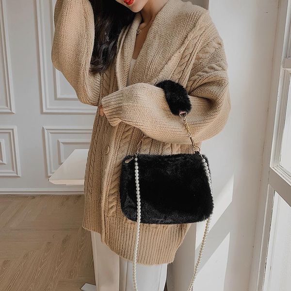 evening bags fur shoulders plush tote pearl chain bag for women 2021 soft fluffy solid furry luxury designer handbag sac
evening bags fur shoulders plush tote pearl chain bag for women 2021 soft fluffy solid furry luxury designer handbag sac