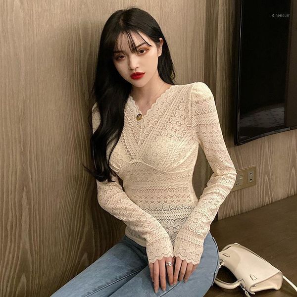 blouses & shirts plus size women's black apricot lace bottoming shirt women long sleeves net yarn inside hollow blouse 4xl1 ywbg, White
blouses & shirts plus size women's black apricot lace bottoming shirt women long sleeves net yarn inside hollow blouse 4xl1 ywbg, White
