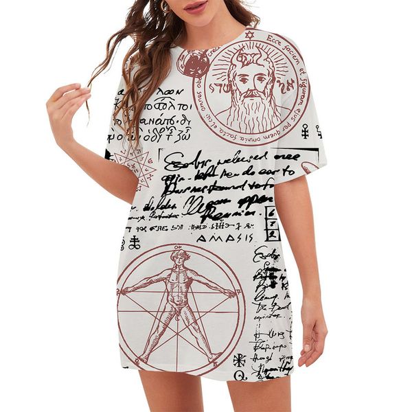 cloocl vintage newspaper women tee printed lady clothes loose short sleeve hip-hop style teens leisure outfits, White
cloocl vintage newspaper women tee printed lady clothes loose short sleeve hip-hop style teens leisure outfits, White