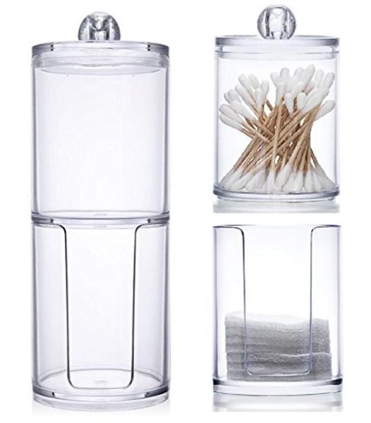 in 1 transparent round acrylic cotton swab container cosmetic makeup pad organizer jewelry storage box candy holder boxes & bins
in 1 transparent round acrylic cotton swab container cosmetic makeup pad organizer jewelry storage box candy holder boxes & bins