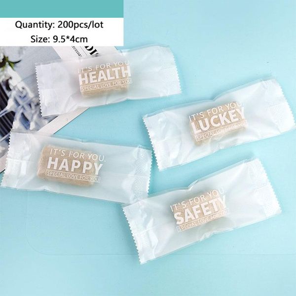 gift wrap aq 200pcs/lot white frosted candy bag nougat bags simple style letter blessing party sugar dessert nordic packaging 
gift wrap aq 200pcs/lot white frosted candy bag nougat bags simple style letter blessing party sugar dessert nordic packaging