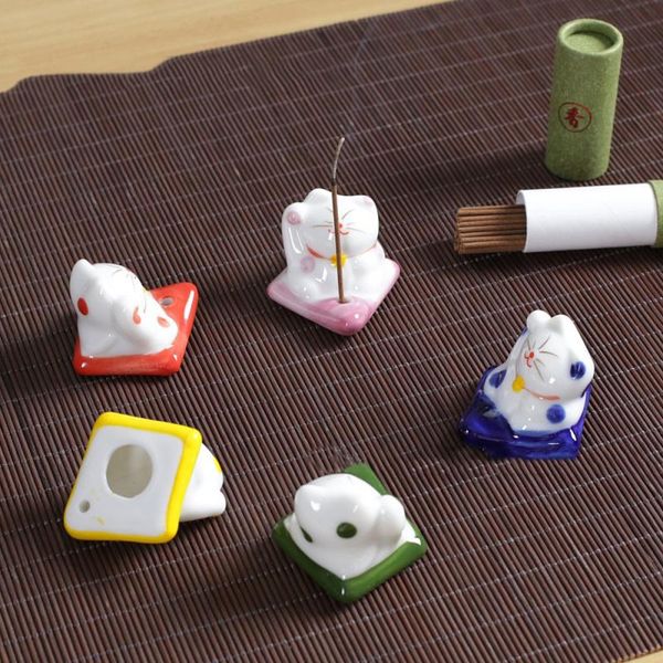 fragrance lamps 2pcs lucky cat incense burner stick ceramic censer holder frame diy home decoration gift
fragrance lamps 2pcs lucky cat incense burner stick ceramic censer holder frame diy home decoration gift