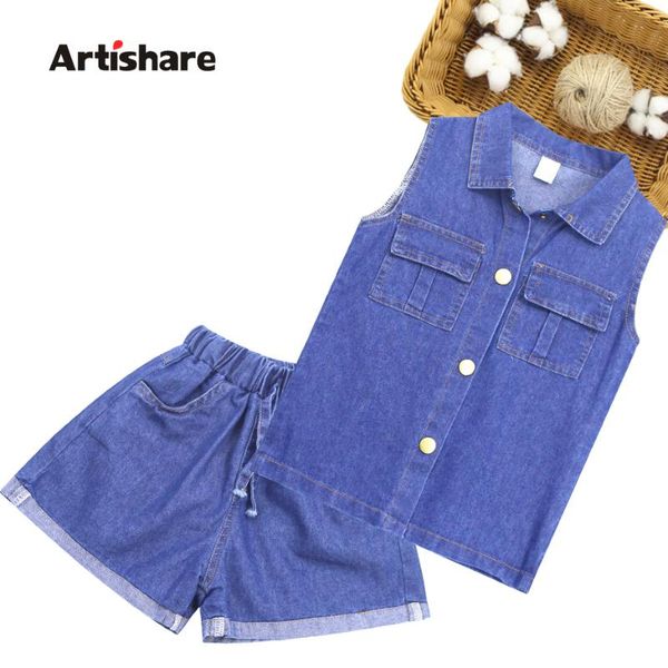 clothing sets girls summer clothes denim vest + short teenage casual style set 2021 est children's, White
clothing sets girls summer clothes denim vest + short teenage casual style set 2021 est children's, White